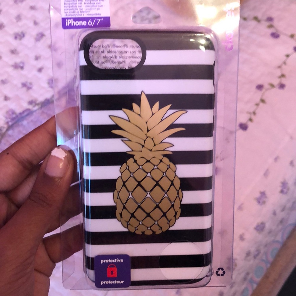 iPhone 6/7 Pineapple Striped Case